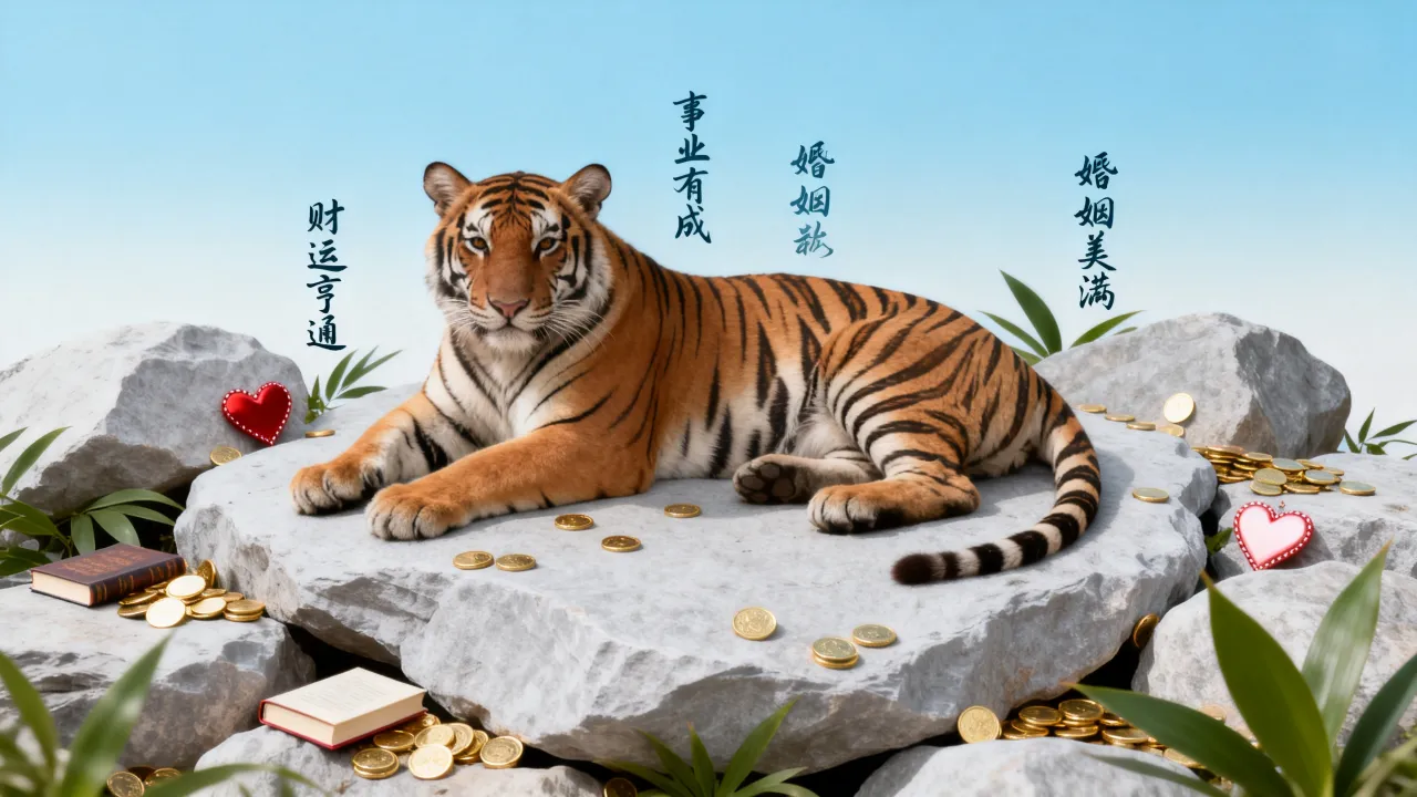 寅虎的命运怎么样，属虎人一生的财运事业和婚姻运势如何？