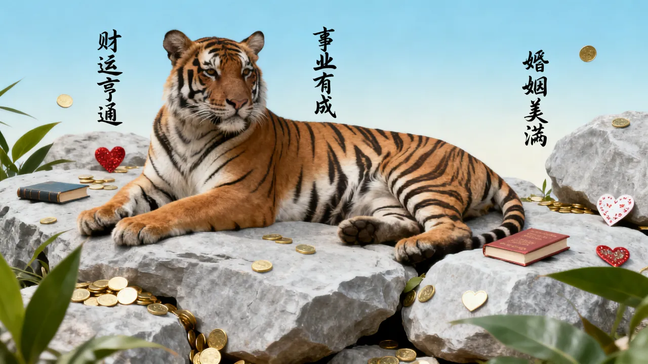 寅虎的命运怎么样，属虎人一生的财运事业和婚姻运势如何？