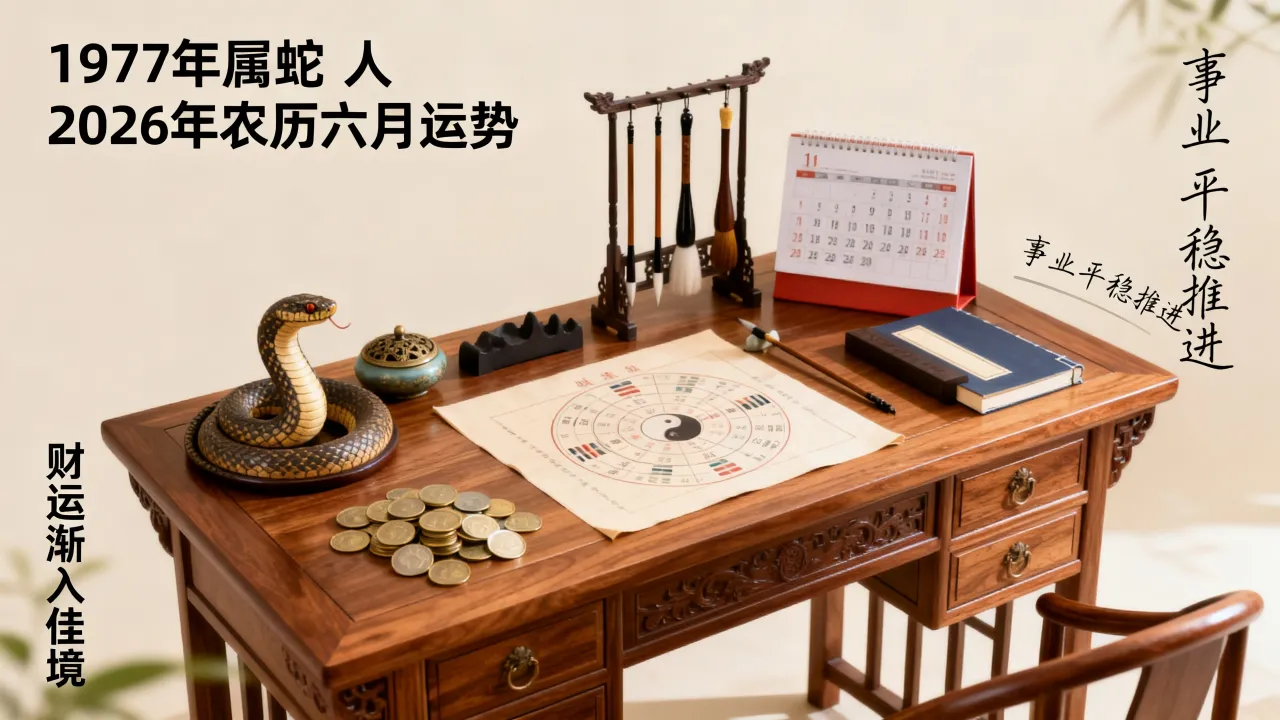 1977年属蛇人2026年农历六月运势如何?事业财运好不好? 1977年属蛇人2026年农历六月运势如何?事业财运好不好?