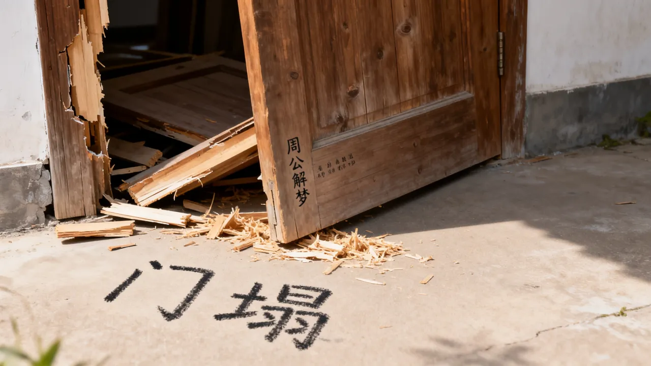 梦到门塌怎么样，周公解梦大全中有什么预兆？