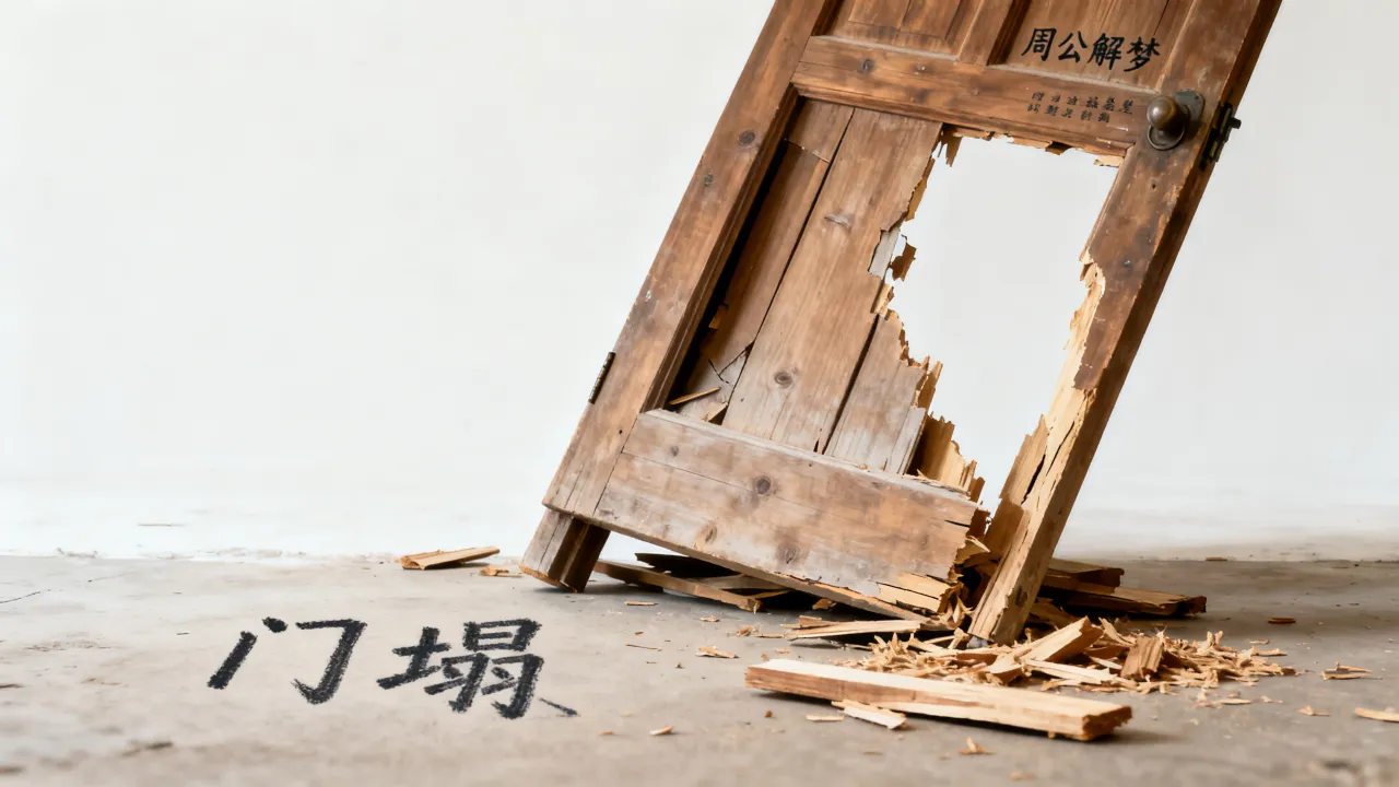 梦到门塌怎么样，周公解梦大全中有什么预兆？