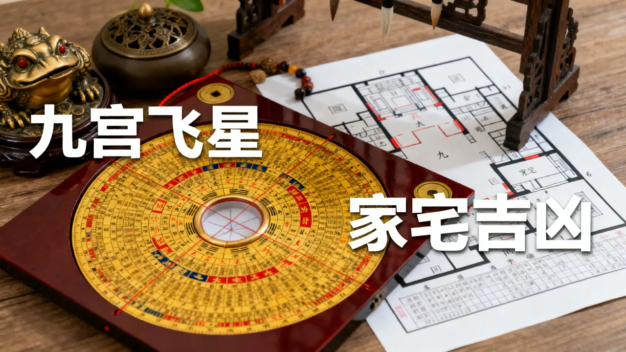 九宫飞星怎么论吉凶，九宫飞星怎么看家宅吉凶