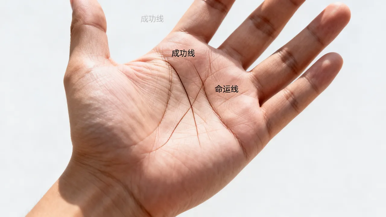成功线命运线是什么?手相中成功线命运线怎么看 成功线命运线是什么?手相中成功线命运线怎么看