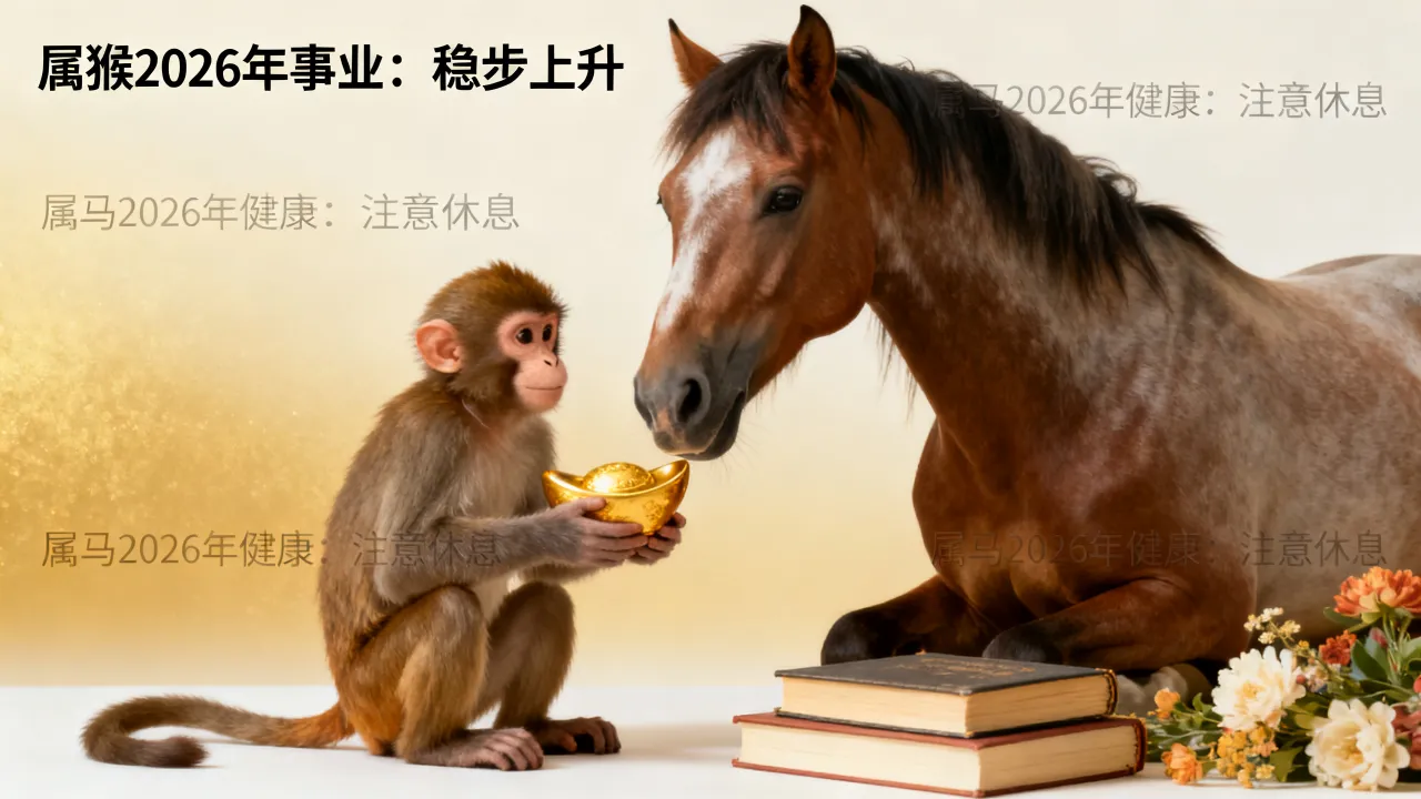 属猴和属马2026年运势如何？马年属猴人这一年会一帆风顺吗？