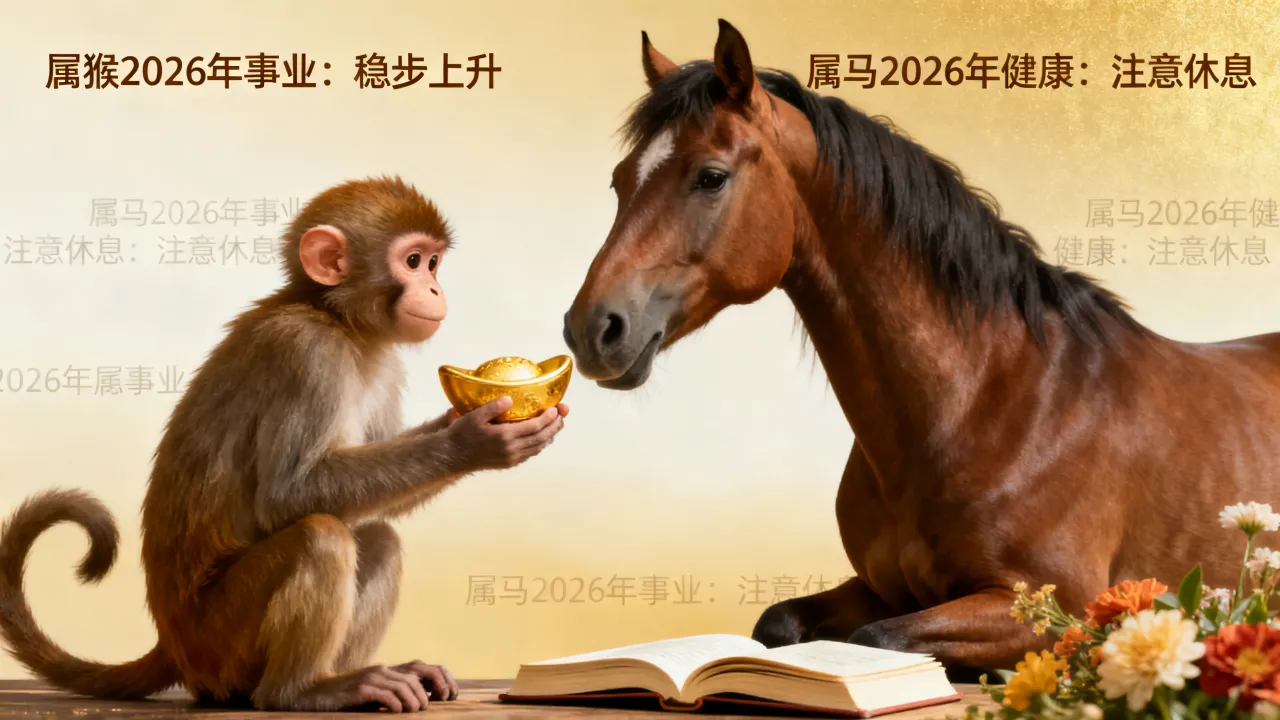 属猴和属马2026年运势如何？马年属猴人这一年会一帆风顺吗？