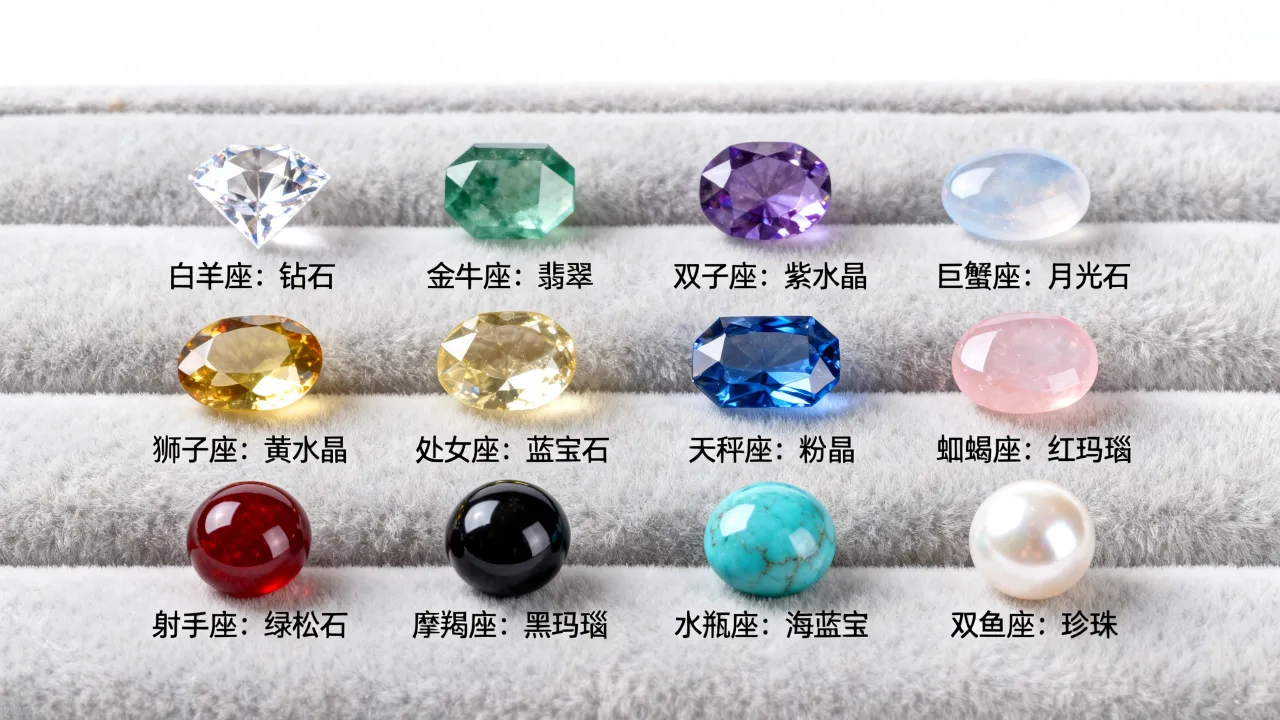 十二星座的星座石各是什么,怎么挑选自己的开运宝石? 十二星座的星座石各是什么,怎么挑选自己的开运宝石?