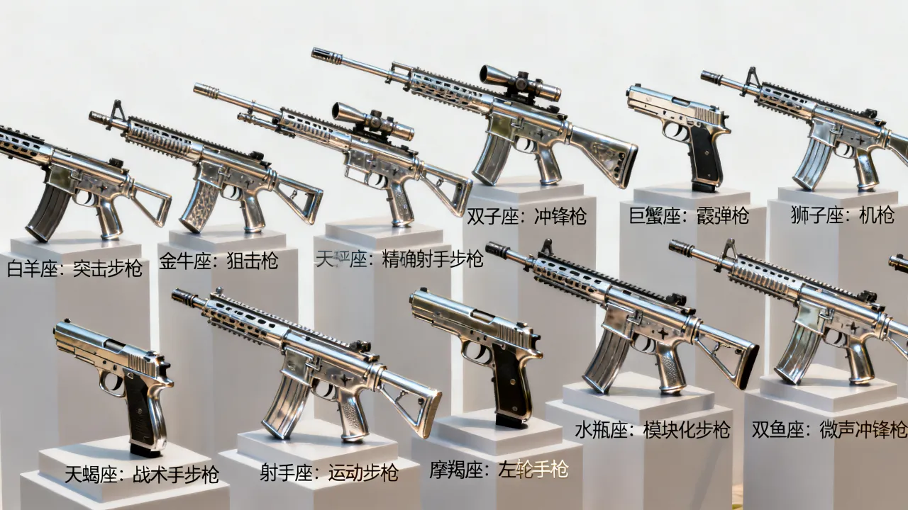 十二星座适合什么枪?十二星座专属枪械是哪把 十二星座适合什么枪?十二星座专属枪械是哪把