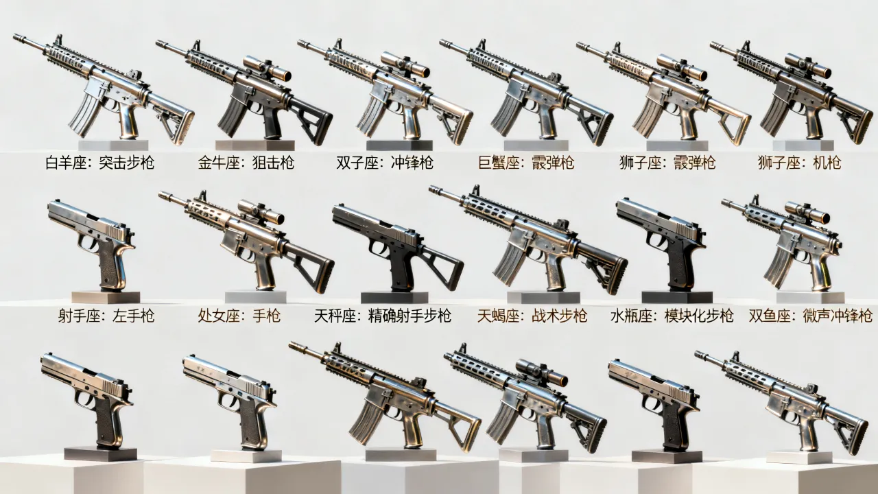 十二星座适合什么枪?十二星座专属枪械是哪把 十二星座适合什么枪?十二星座专属枪械是哪把