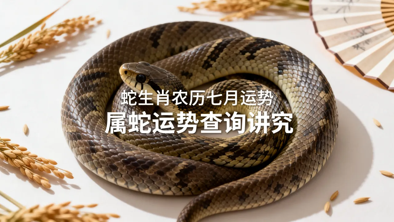 蛇生肖农历七月运势如何，属蛇农历七月运势查询有哪些讲究？
