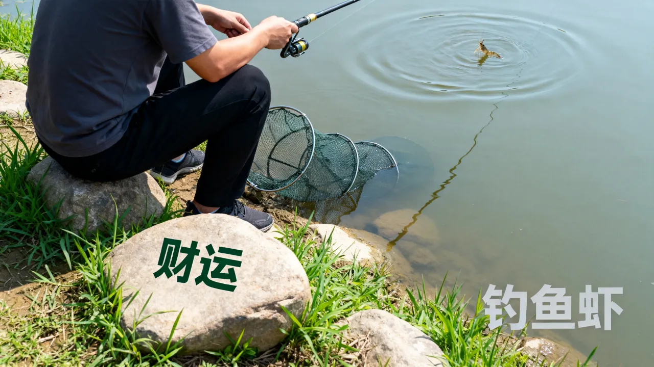 梦到钓鱼虾好不好，周公解梦梦见钓鱼虾预示什么财运？