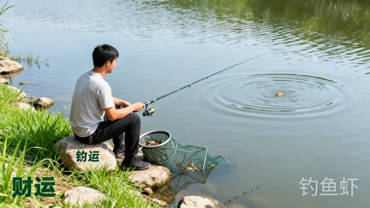 梦到钓鱼虾好不好，周公解梦梦见钓鱼虾预示什么财运？
