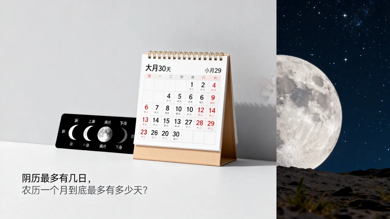 阴历最多有几日,农历一个月到底最多有多少天? 阴历最多有几日,农历一个月到底最多有多少天?