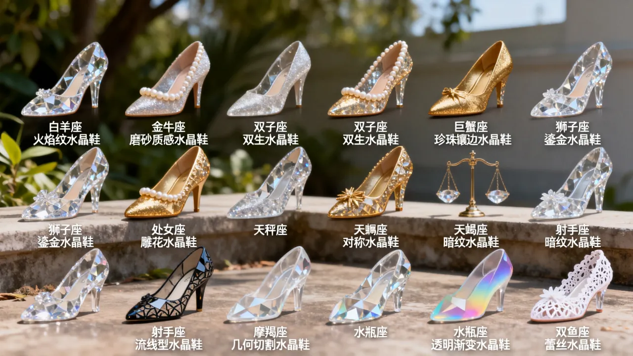十二星座的水晶鞋是什么？不同星座适合哪款水晶鞋？
