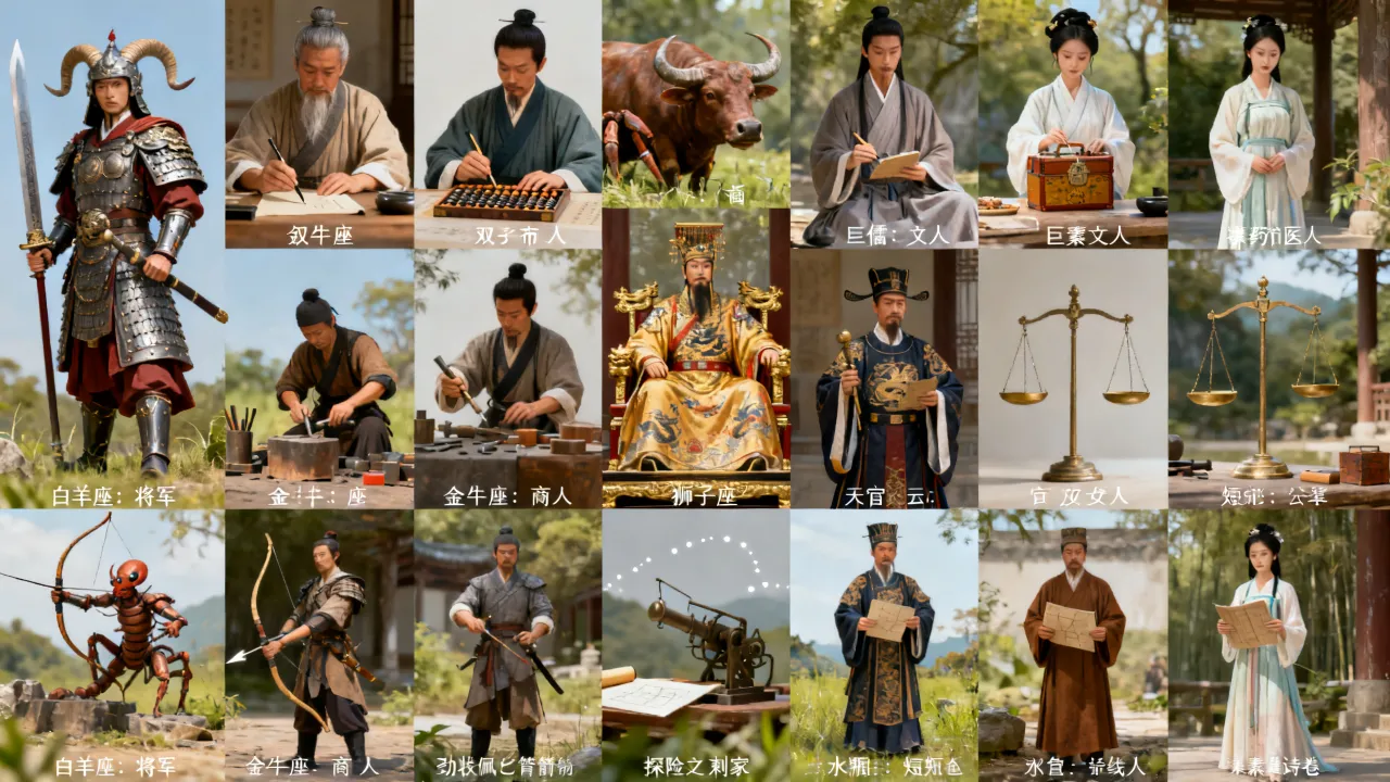 十二星座穿越到古代是什么身份,古代身份测试你属于谁? 十二星座穿越到古代是什么身份,古代身份测试你属于谁?