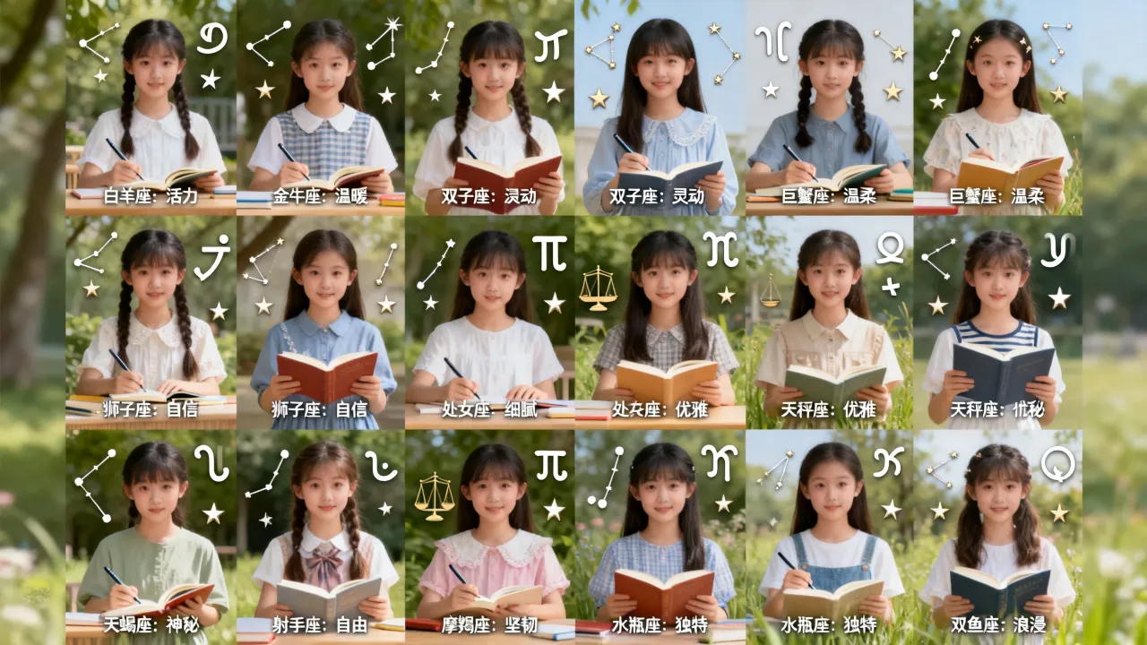十二星座女孩怎么取名好听？星座起名技巧大全