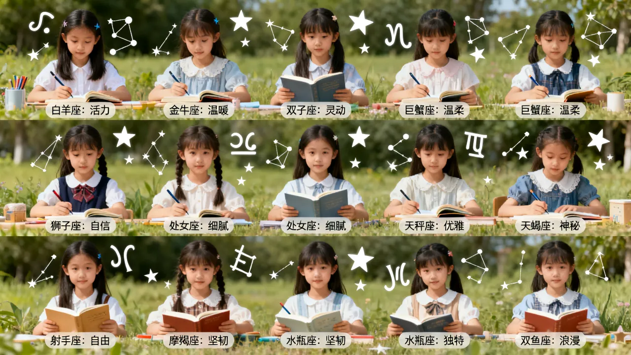 十二星座女孩怎么取名好听？星座起名技巧大全