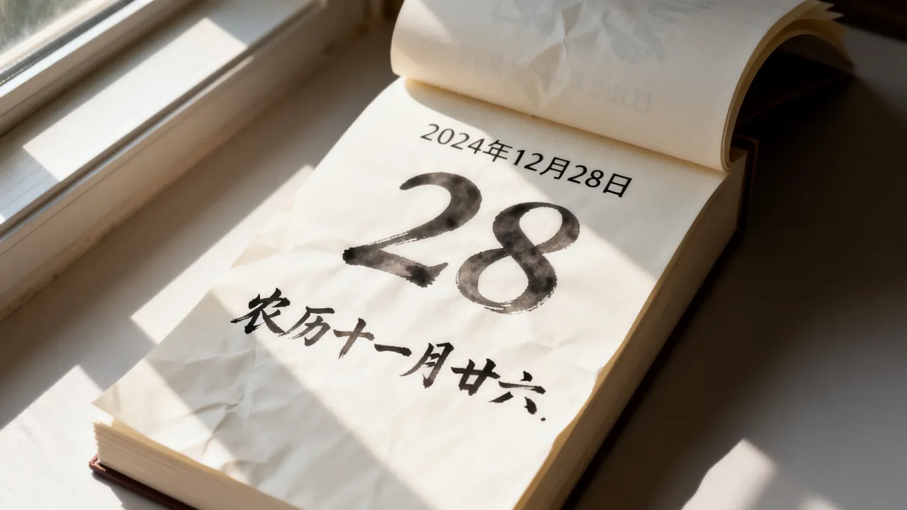 12月28日阴历是几号,农历查询 12月28日阴历是几号,农历查询