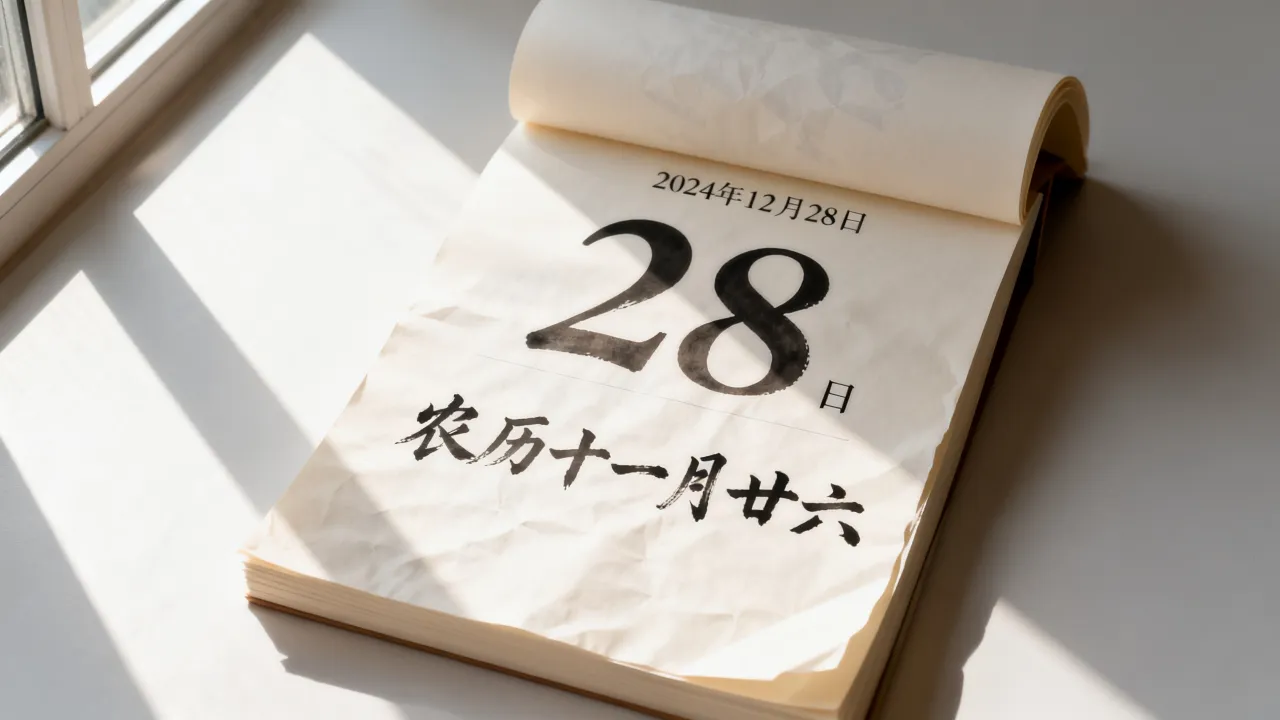 12月28日阴历是几号,农历查询 12月28日阴历是几号,农历查询