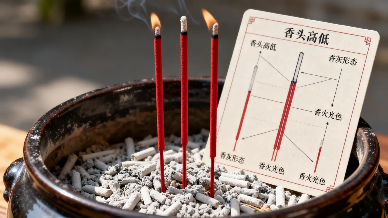 上香敬香怎么看吉凶?看香火吉凶怎么看香谱图解? 上香敬香怎么看吉凶?看香火吉凶怎么看香谱图解?