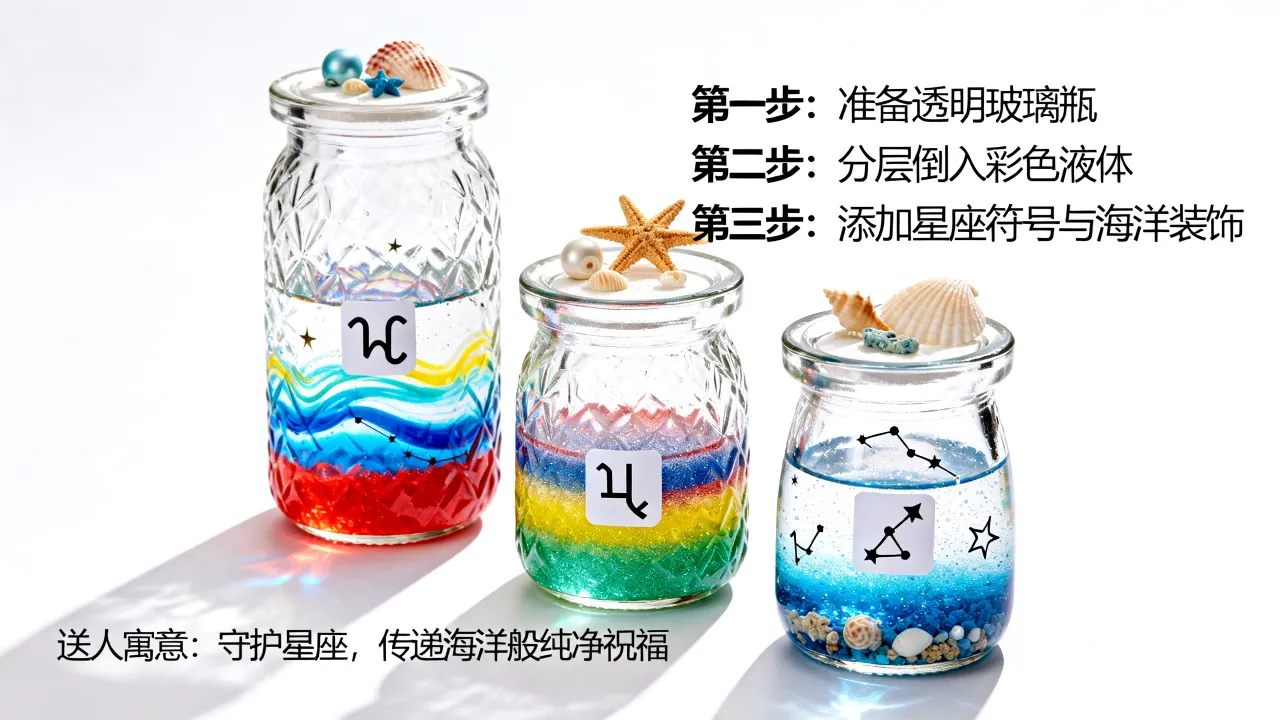 十二星座海洋瓶怎么做?手工DIY教程,送人寓意有哪些? 十二星座海洋瓶怎么做?手工DIY教程,送人寓意有哪些?