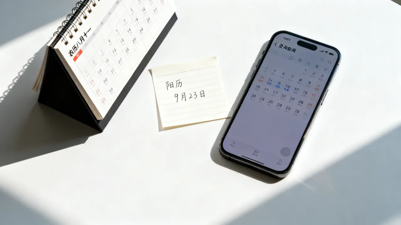 阳历9月23日阴历是多少？农历八月十一怎么查