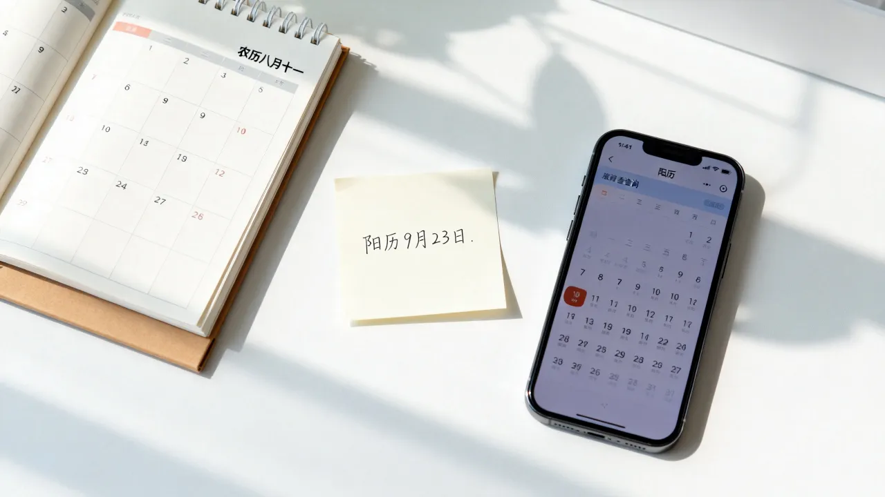 阳历9月23日阴历是多少?农历八月十一怎么查 阳历9月23日阴历是多少?农历八月十一怎么查
