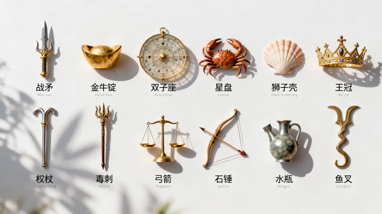十二星座专属法器是什么？你的本命法宝是哪一件？