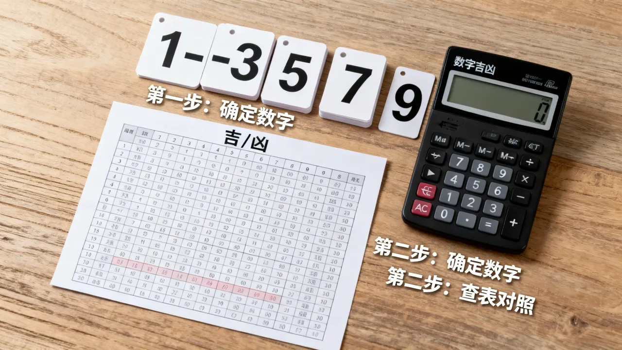 怎么算一个数字吉凶，数字吉凶对照表查询方法