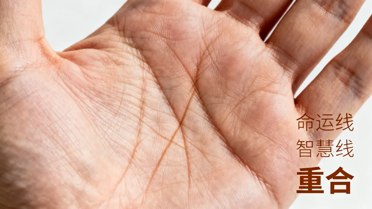 命运线和智慧线重合代表什么？命运线智慧线重合好不好
