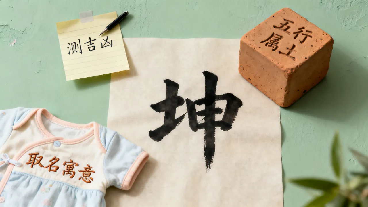 坤字新字测吉凶怎么样,坤字五行属什么取名寓意好吗 坤字新字测吉凶怎么样,坤字五行属什么取名寓意好吗