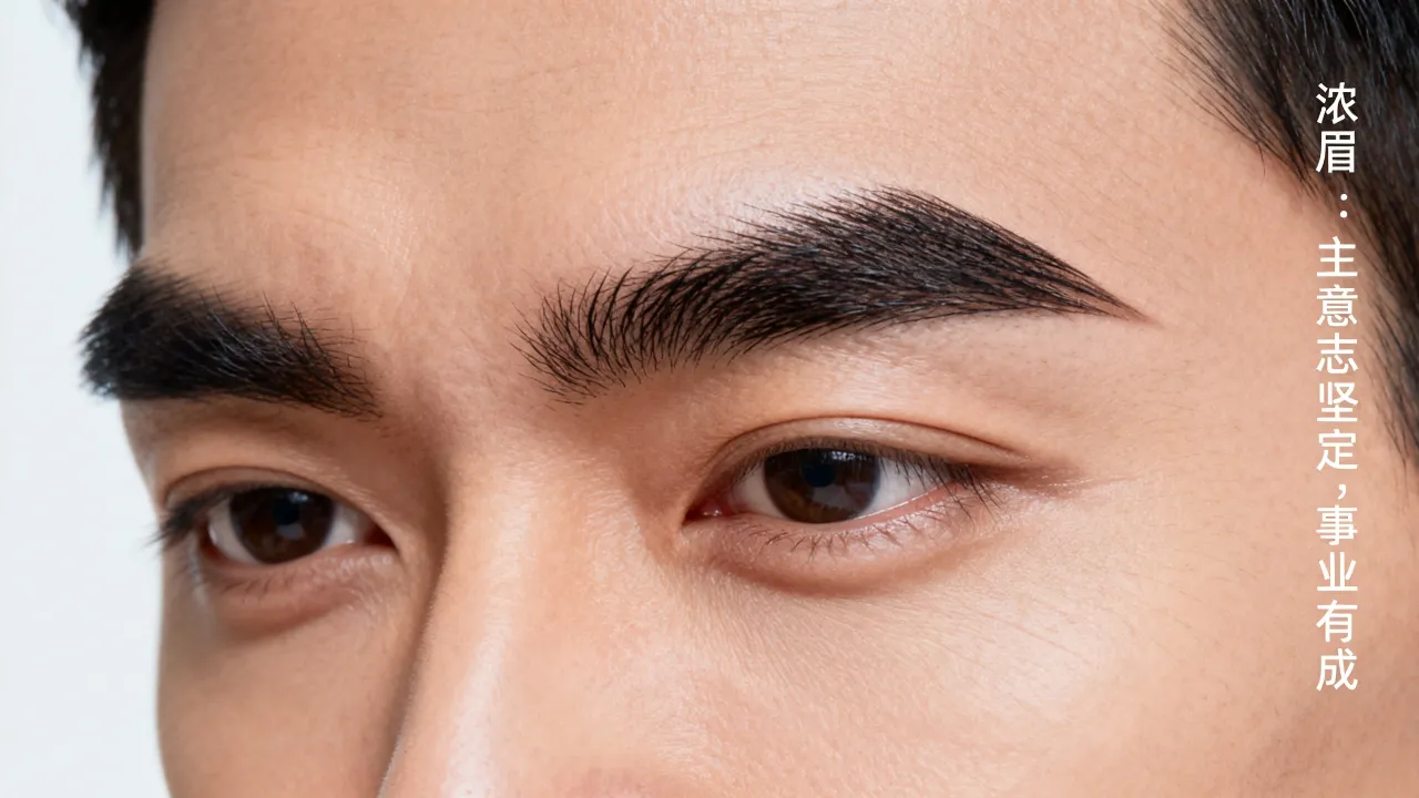 浓眉的男人命运好不好，面相学上有什么说法呢？