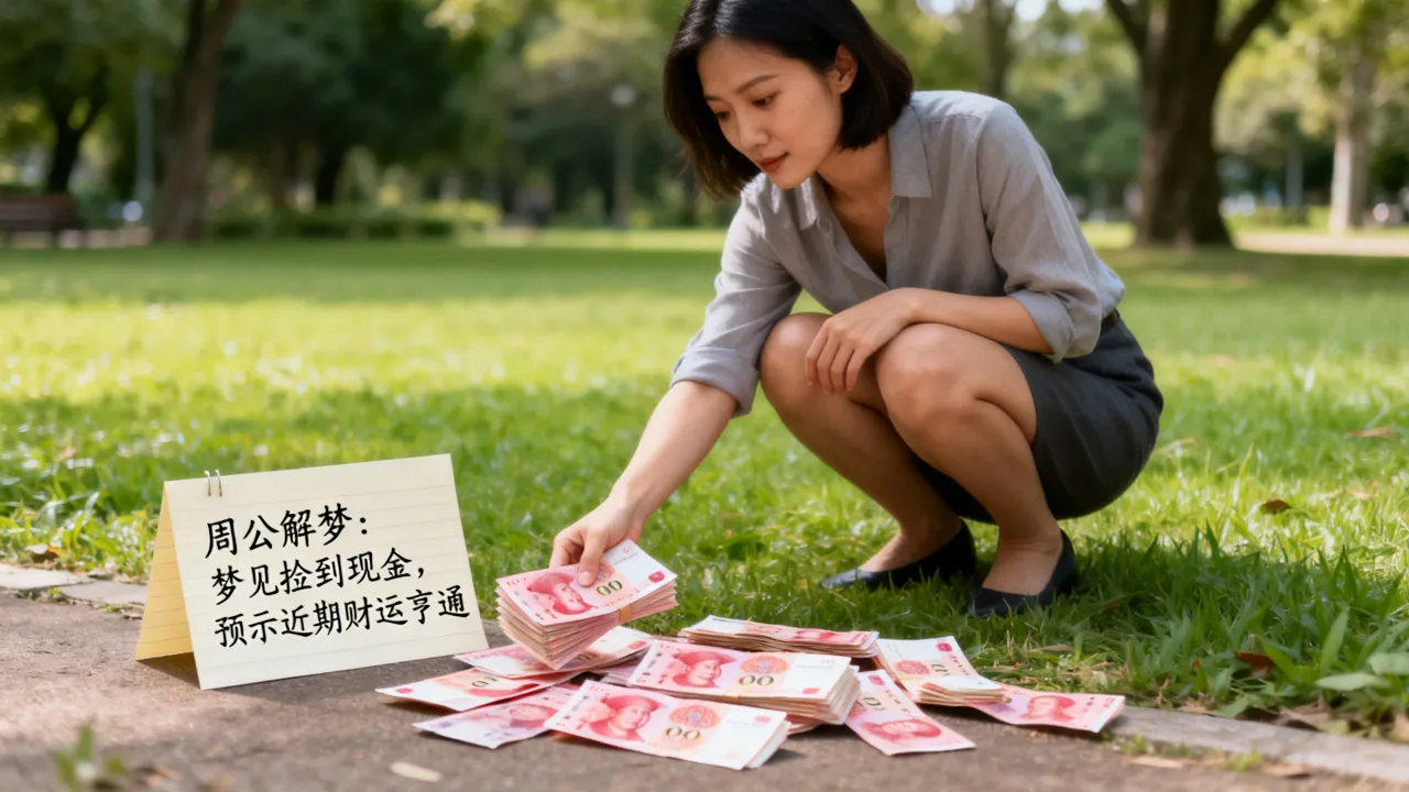 梦到捡到大量现金怎么样，梦见捡到大量现金是什么预兆周公解梦？