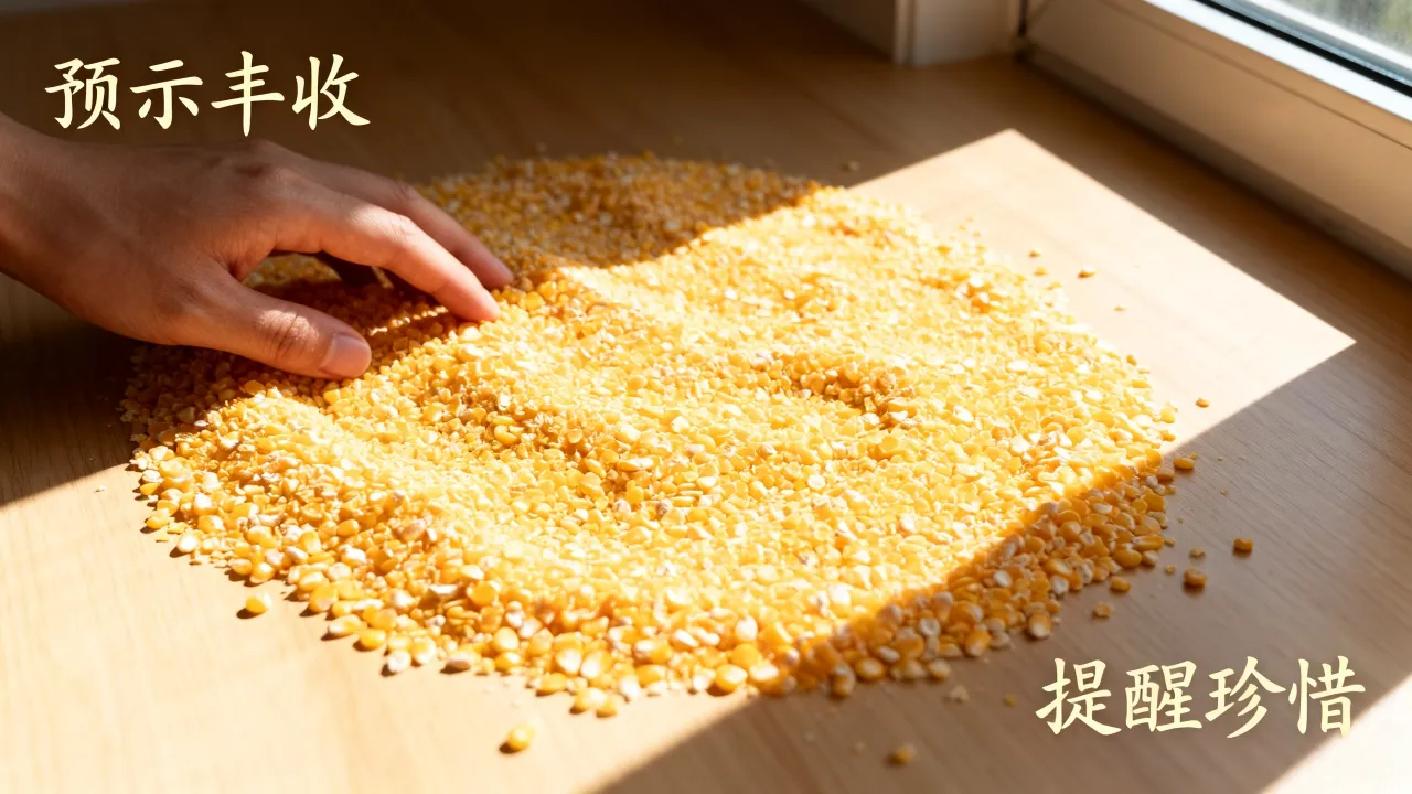 梦见玉米渣啥意思，梦见玉米渣预示什么征兆
