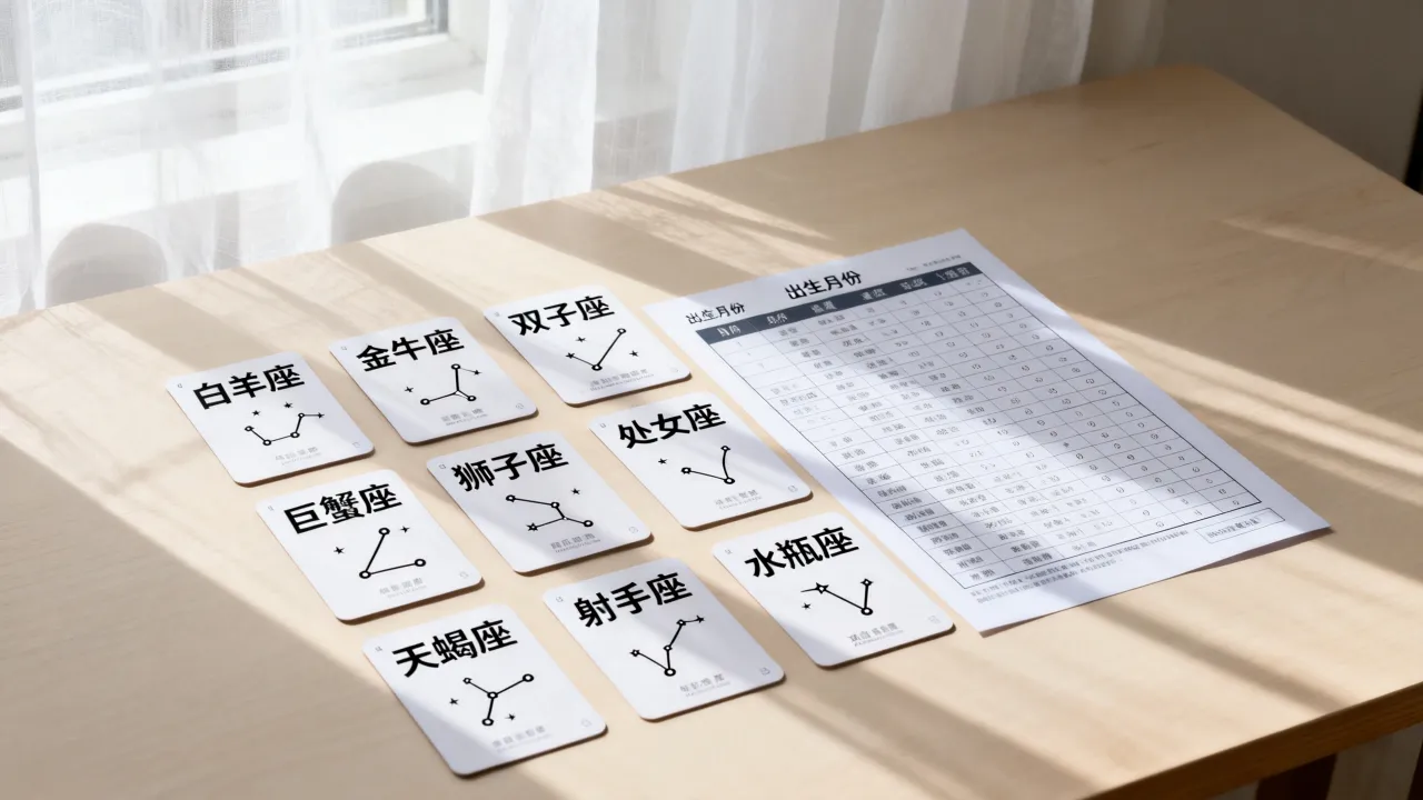 十二星座精确查询怎么查，星座查询表大全