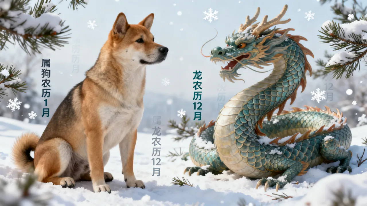 属狗农历1月和龙农历12月相配吗，生肖婚配好不好？