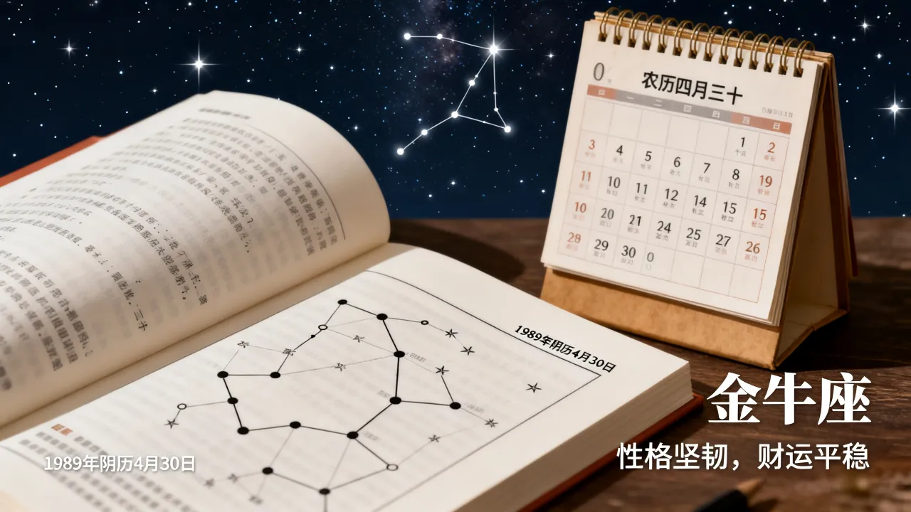1989年阴历4月30日是什么星座,农历四月三十出生的人命运如何? 1989年阴历4月30日是什么星座,农历四月三十出生的人命运如何?