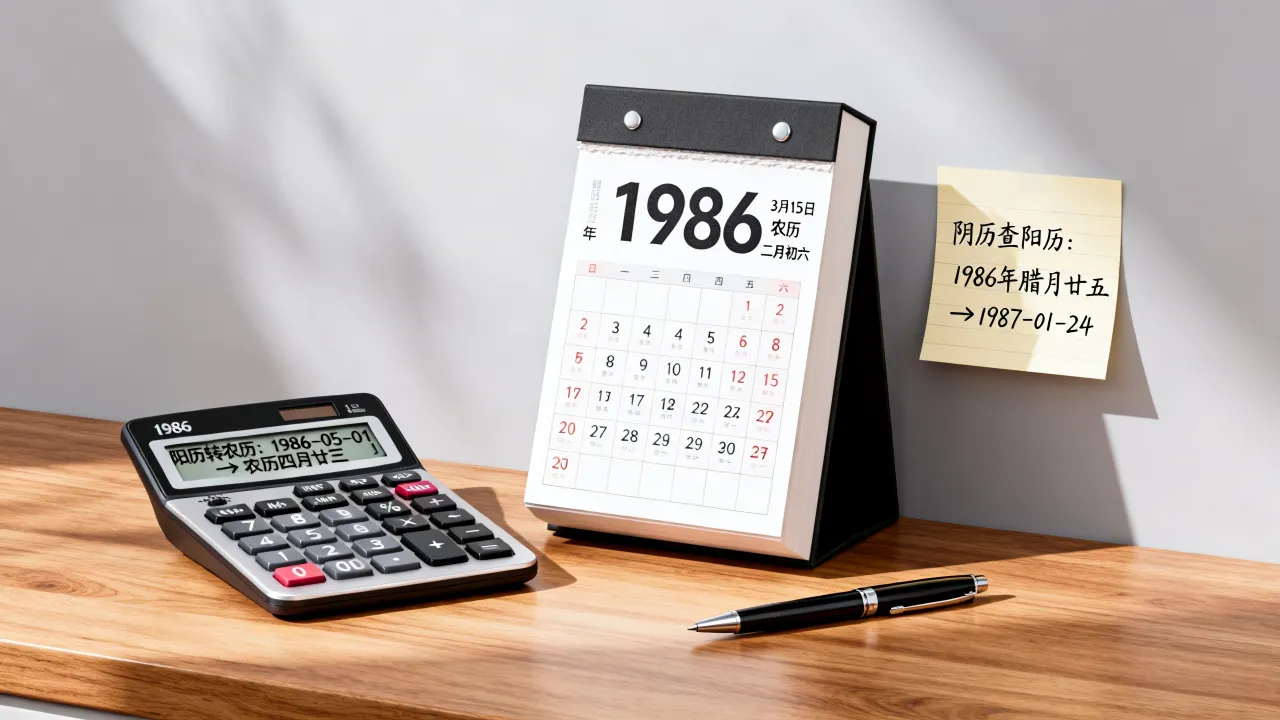 1986年阳历阴历对照表怎么查?农历阳历日期转换查询 1986年阳历阴历对照表怎么查?农历阳历日期转换查询