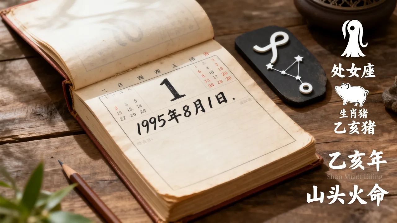 阴历1995-8-1是什么星座,1995年农历八月初一属什么命 阴历1995-8-1是什么星座,1995年农历八月初一属什么命