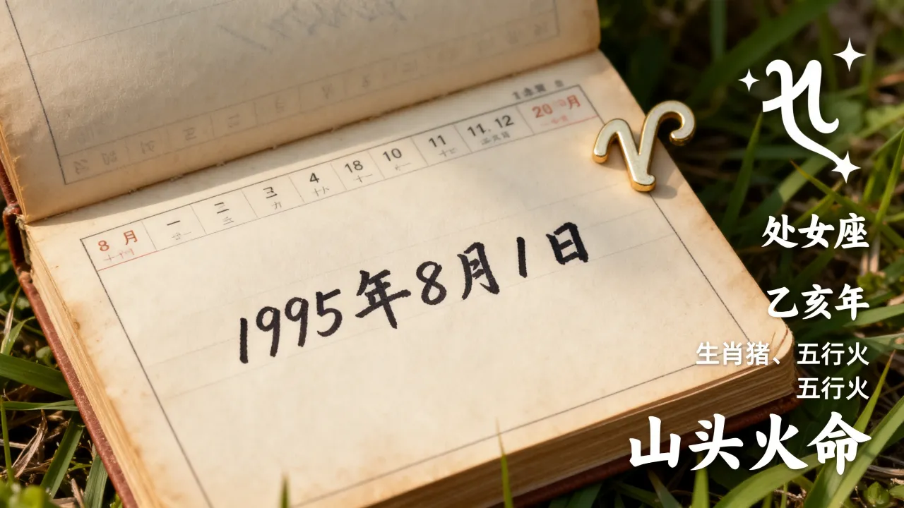 阴历1995-8-1是什么星座,1995年农历八月初一属什么命 阴历1995-8-1是什么星座,1995年农历八月初一属什么命