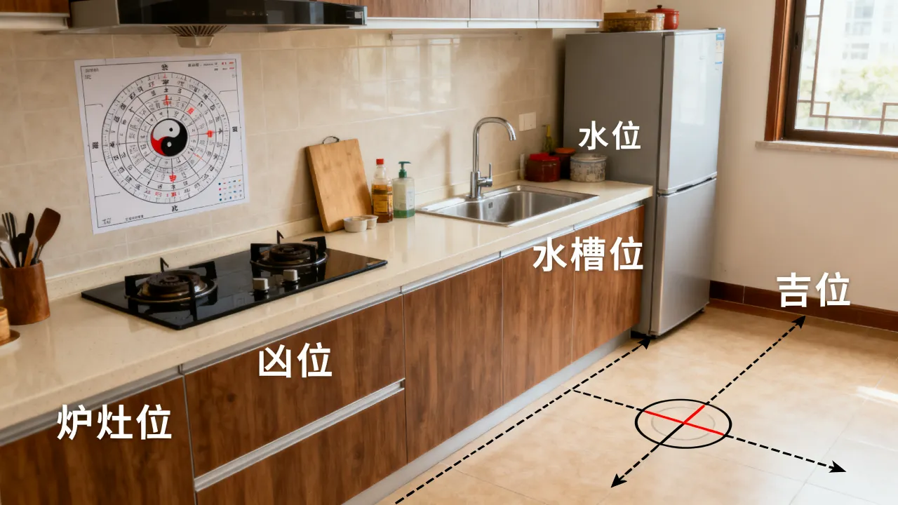 厨房怎么看吉凶位，厨房风水吉凶方位怎么看才准确？