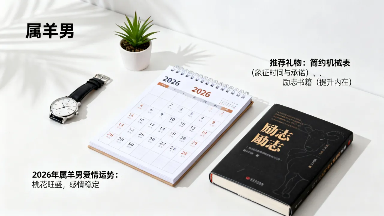 属羊男2026年爱情运势如何,送属羊男人的礼物该选什么? 属羊男2026年爱情运势如何,送属羊男人的礼物该选什么?