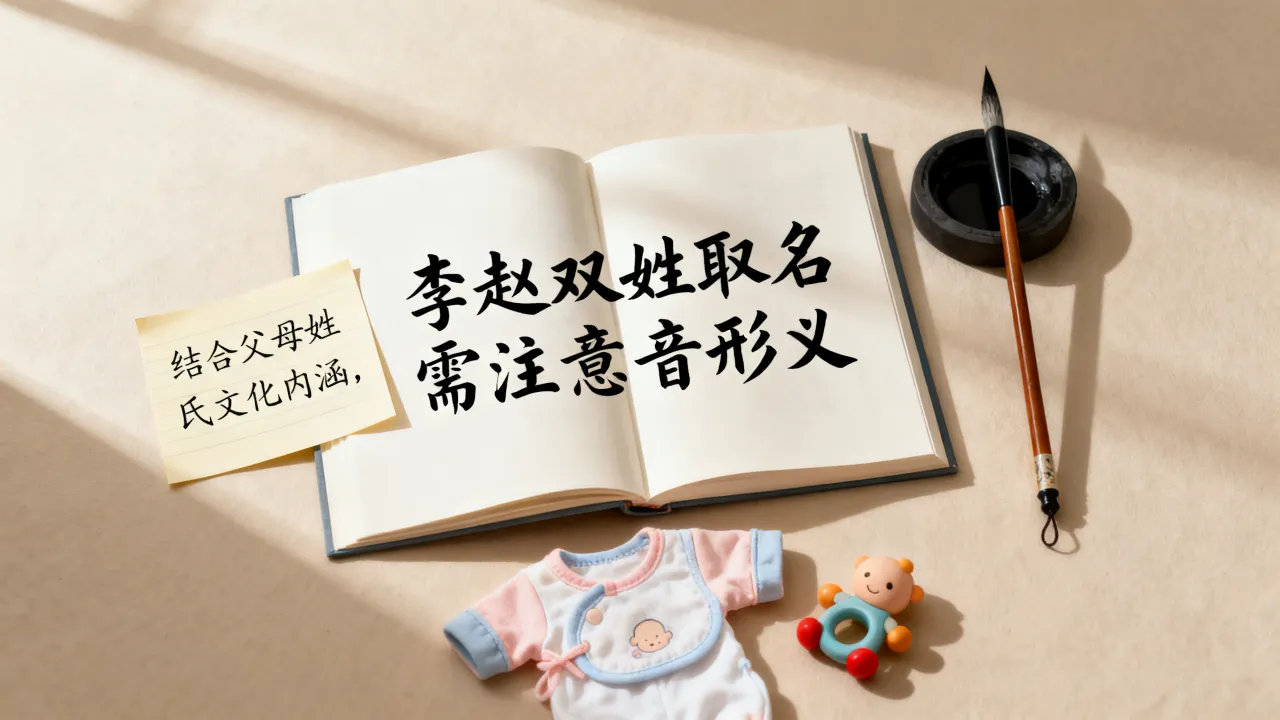 李赵宝宝起名怎么样？李赵双姓宝宝取名有哪些讲究