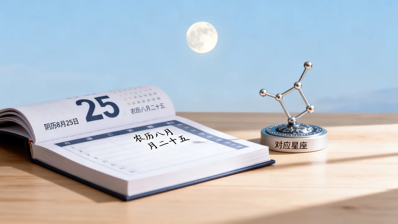 阴历8月25日是什么日子，农历八月二十五是什么星座？