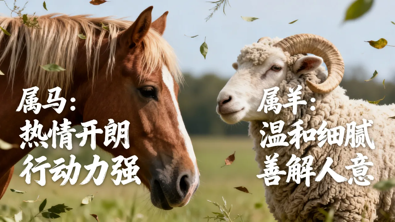 属马和属羊的脾气性格有什么区别?属羊人的性格特点有哪些 属马和属羊的脾气性格有什么区别?属羊人的性格特点有哪些