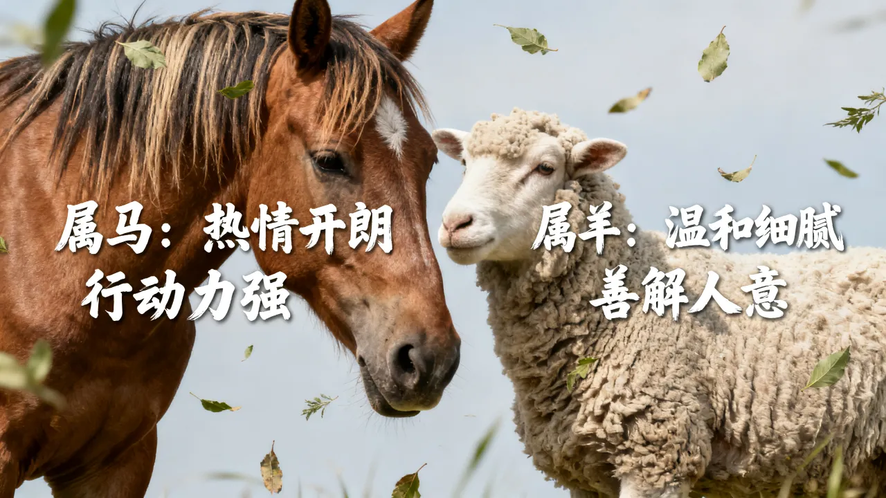 属马和属羊的脾气性格有什么区别?属羊人的性格特点有哪些 属马和属羊的脾气性格有什么区别?属羊人的性格特点有哪些