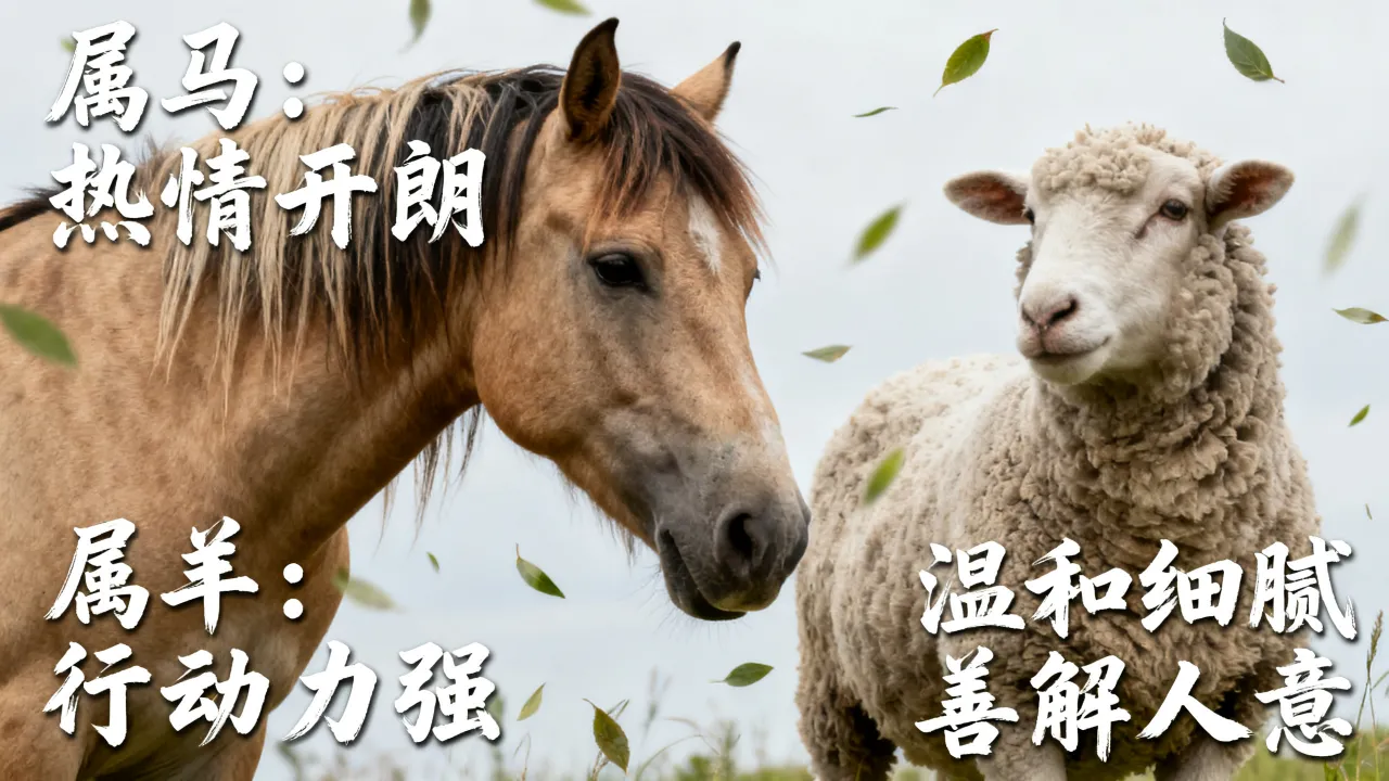 属马和属羊的脾气性格有什么区别?属羊人的性格特点有哪些 属马和属羊的脾气性格有什么区别?属羊人的性格特点有哪些