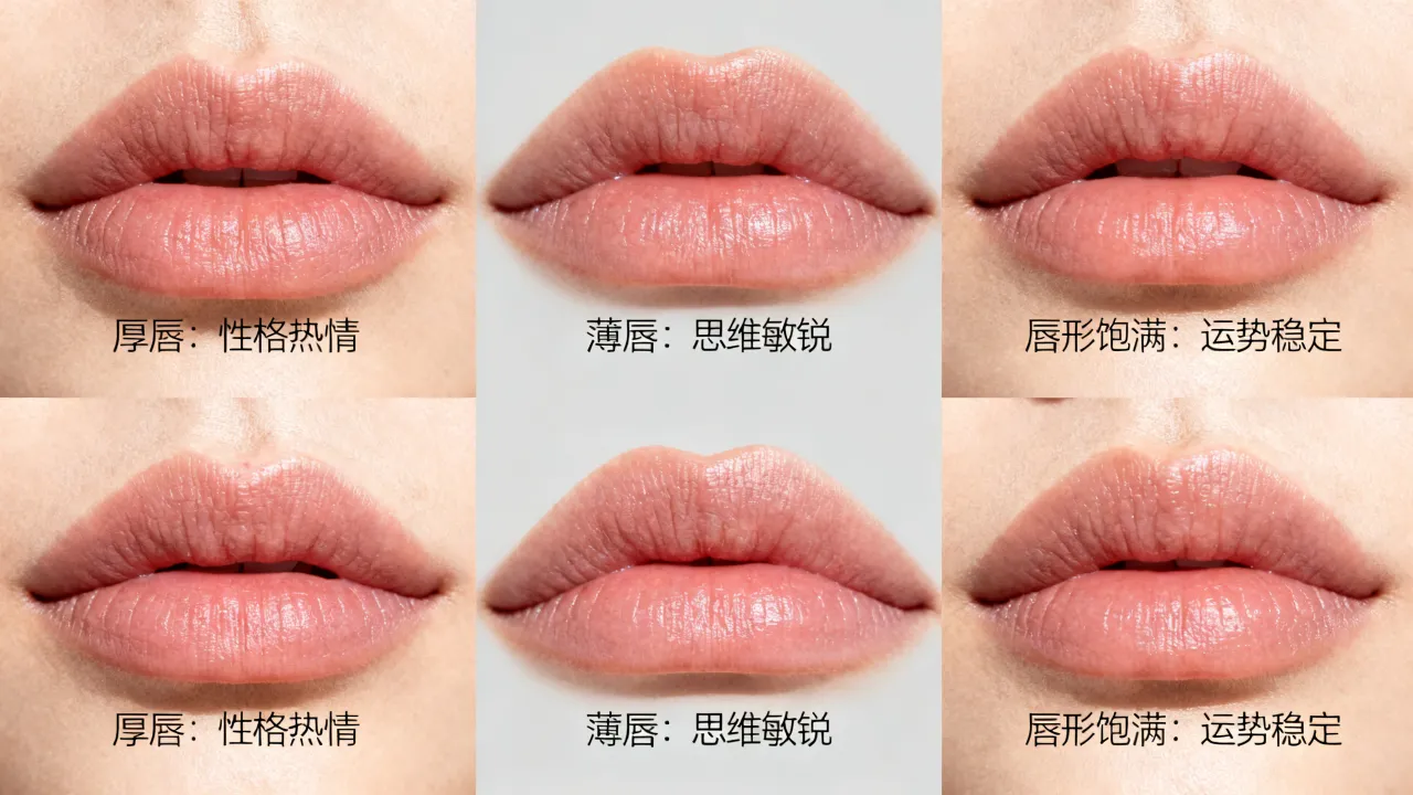 嘴唇观命运真的准吗，从嘴唇形状看命运怎么分析？