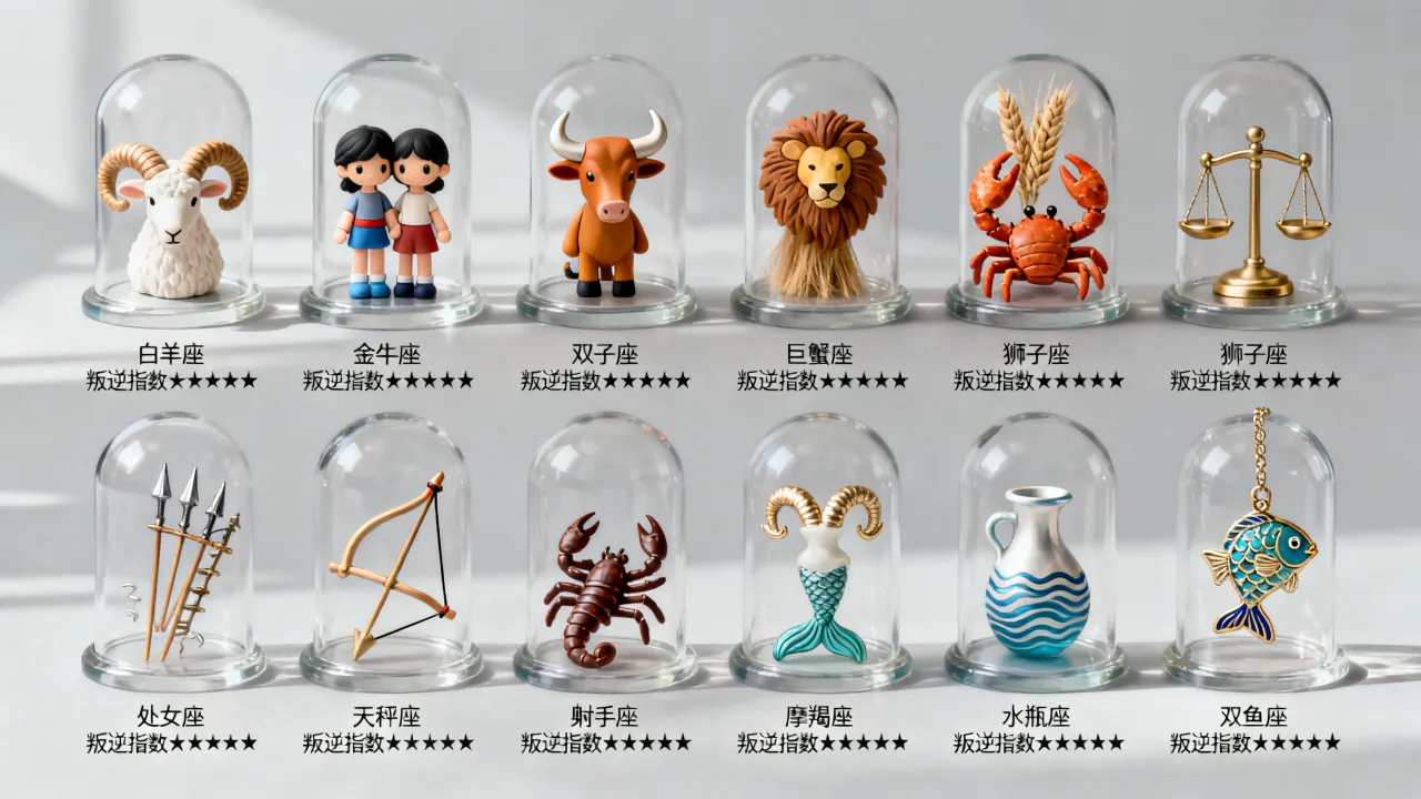 十二星座谁最叛逆？十二星座叛逆排行榜揭秘