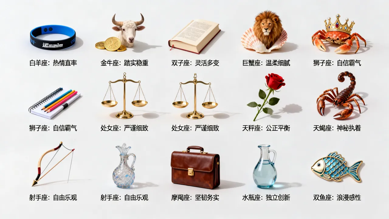十二星座各有什么标签?星座性格标签有哪些? 十二星座各有什么标签?星座性格标签有哪些?