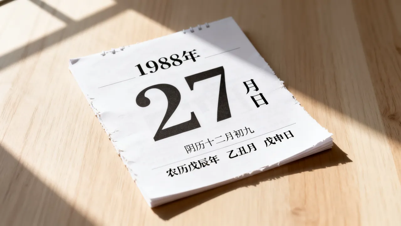 1988年1月27日阴历几号?,1988年1月27日农历哪天 1988年1月27日阴历几号?,1988年1月27日农历哪天